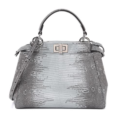 fendi lizard|Shop the Fendi Peekaboo Bag for Women.